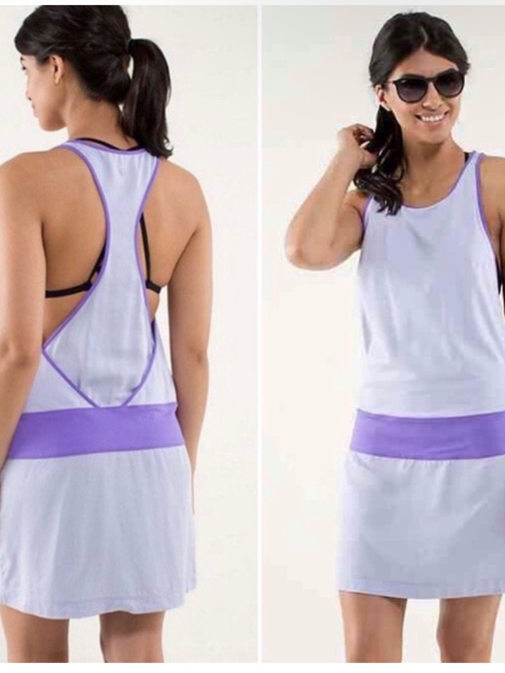 Lululemon Lilac Purple Tank Tennis  Blissed Out Dress- 8